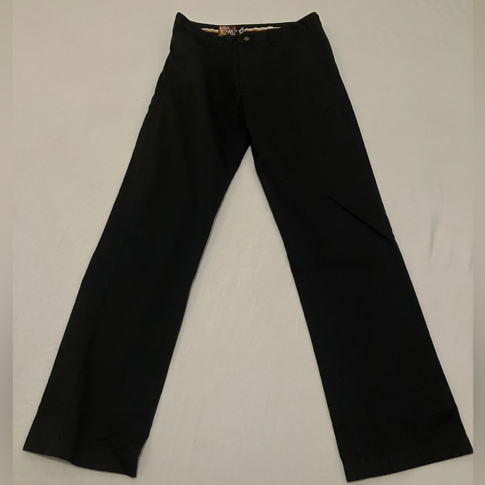 Volcom black youth friggin chino pant size 28